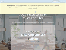 Tablet Screenshot of oloacupuncture.com